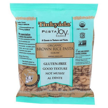 Tinkya Organic Brown Elbow 340 Grams (Case Of 12) by Tinkyada