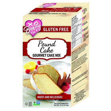 Gluten Free Cake Mix Pound 510 Grams (Case Of 6) by Xo Baking