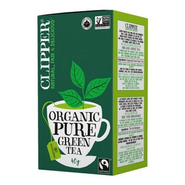 Organic Green Tea 40 Grams (Case Of 6) by Clipper Tea