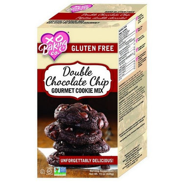 Gluten Free Cookie Mix Double Chocolate Chip 425 Grams (Case Of 6) by Xo Baking