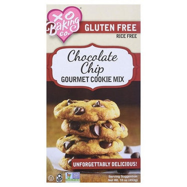 Xo Baking, Gluten Free Cookie Mix Chocolate Chip, 453 Grams (Case Of 6)
