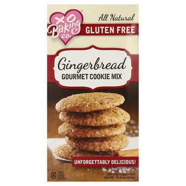 Gluten Free Cookie Mix Gingerbread 476 Grams (Case Of 6) by Xo Baking