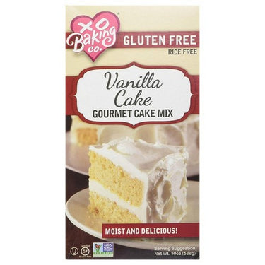 Gluten Free Cake Mix Vanilla 538 Grams (Case Of 6) by Xo Baking