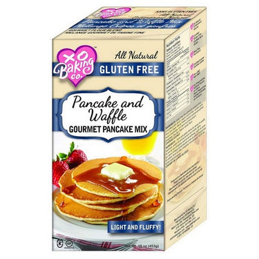 Gluten Free Pancake & Waffle Mix 453 Grams (Case Of 6) by Xo Baking