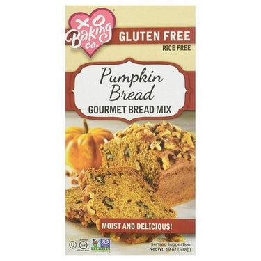 Gluten Free Bread Mix Pumpkin 538 Grams (Case Of 6) by Xo Baking