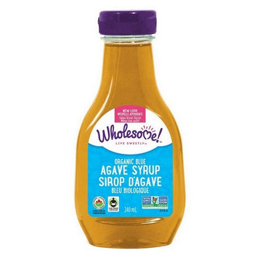 Organic Agave Blue 240 Ml (Case Of 6) by Wholesome Sweeteners