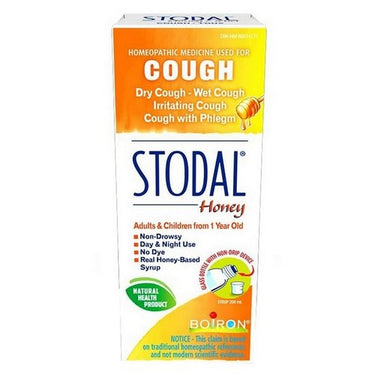Stodal Adults Honey Cough Syrup 200 Ml by Boiron