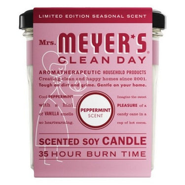 Large Soy Candle Peppermint 200 Grams by Mrs. Meyers Clean Day
