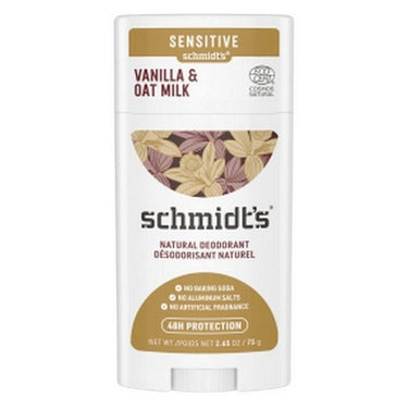 Vanilla & Oat Milk Natural Deodorant 75 Grams by Schmidts Naturals