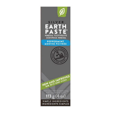 Redmond, Earthpaste Peppermint with Charcoal, 113 Grams
