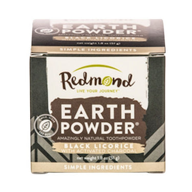 Redmond, Earthpowder Black Licorice with charcoal, 51 Grams