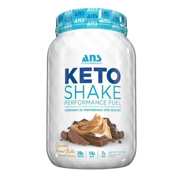 ANS Performance, Keto Shake Performance Fuel Protein Choc Peanut Butter, 924 Grams