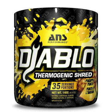 ANS Performance, Diablo  Pineapple Punch 35 Servings, 140 Grams