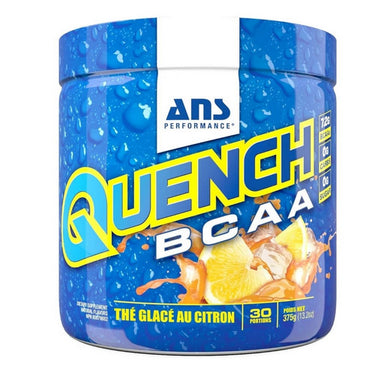 ANS Performance, Quench BCAA Lemon Iced Tea, 375 Grams