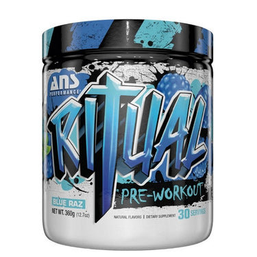 ANS Performance, Ritual PreWorkout Blue Raz, 360 Grams