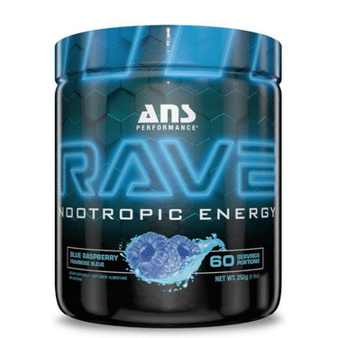 ANS Performance, Rave Nootropic  Blue Raspberry, 252 Grams