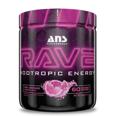 ANS Performance, Rave Nootropic  Pink Lemonade, 252 Grams