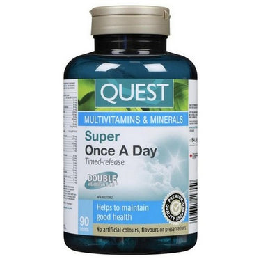 Super Once A Day Time Release Multivitamins 90 Tabs by Quest