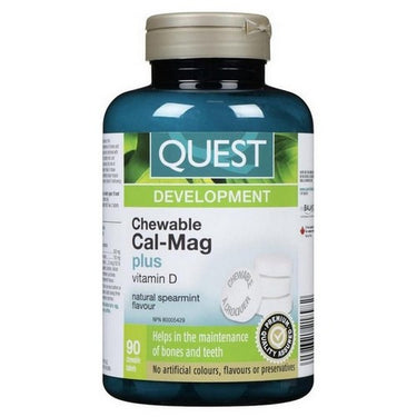 Quest, Chewsewable Cal-Mag + Vitamin D, 90 Chews