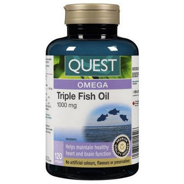 Triple Fish Oil 120 Softgels by Quest