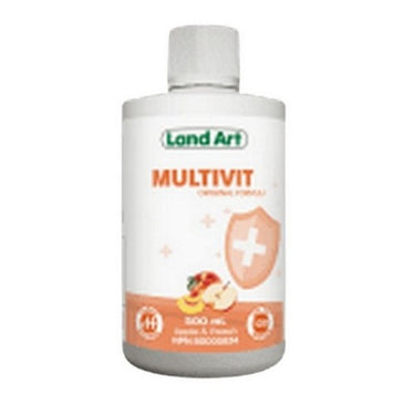 Multivit Liquid Peach/ Apple 500 Ml by Land Art