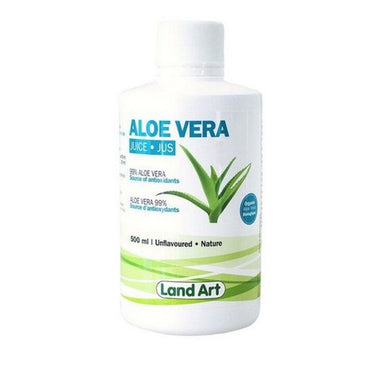 Aloe Vera Pure Juice Unflavored 500 Ml by Land Art