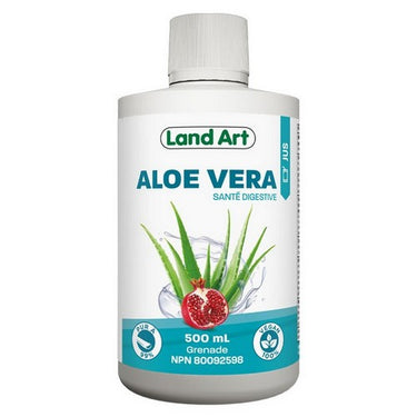 Aloe Vera Pure Juice Pomegranate 500 Ml by Land Art