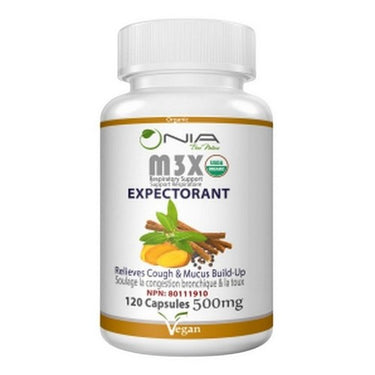 M3X Expectorant Capsules 120 Caps by Nia Pure Nature