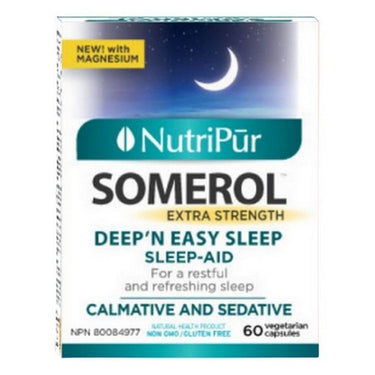 Somerol Deep and Easy Sleep 60 Caps by Nutripur Inc