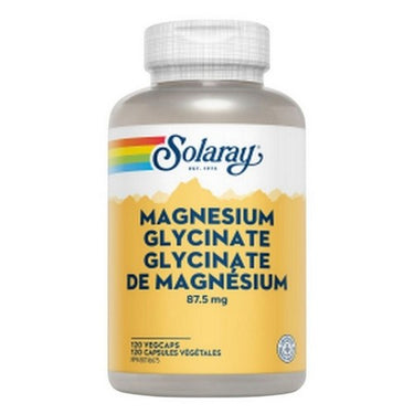 Solaray, High Absorption Magnesium Glycinate Powder Unflavoured, 350 Mg, 120 Veg Caps