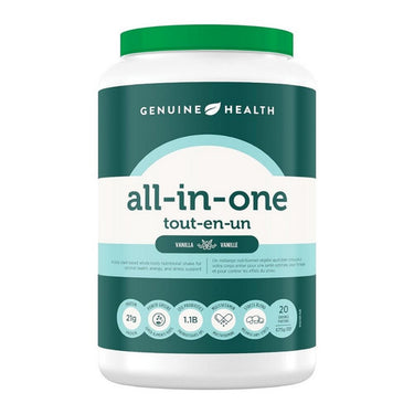 Genuine Health, All-In-One Nutritional Shake, Vanilla 675 Grams