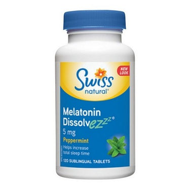 Melatonin Dissolvez 120 Tabs by Swiss Natural