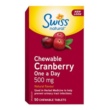 Cranberry One A Day 50 Chewable by Swiss Natural