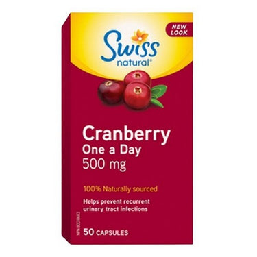 Cranberry One A Day 50 Caps by Swiss Natural