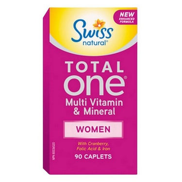 Swiss Natural, Total One Women Multi Vitamin & Mineral, 90 Caps