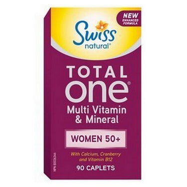 Total One Multi Vitamin & Mineral For 50 + Women 90 Caps by Swiss Natural