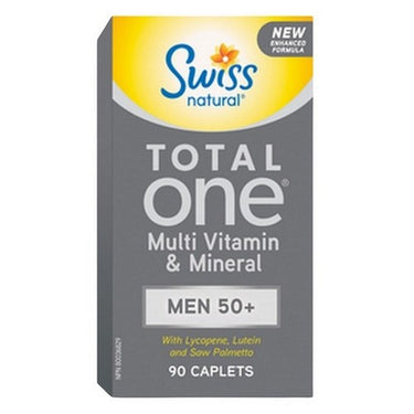 Total One Multi Vitamin & Mineral For 50 + Men 90 Caps by Swiss Natural