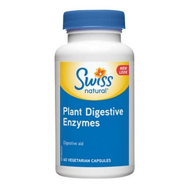 Plant Digestive Enzymes 60 VegCaps by Swiss Natural