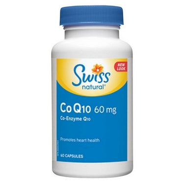 Co Q10 (Co-Enzyme Q10) 60 Caps by Swiss Natural