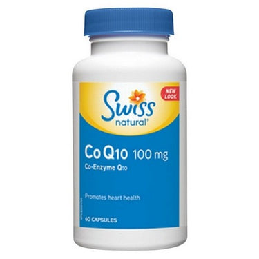 Co Q10 (Co-Enzyme Q10) 60 Caps by Swiss Natural