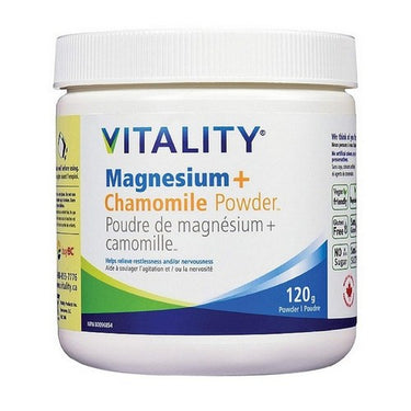 Magnesium + Chamomile 120 Grams by Vitality Products Inc.