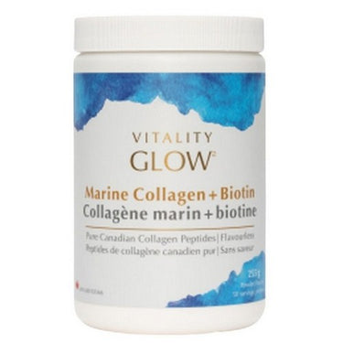 GLOW Marine Collagen + Biotin 255 Grams by Vitality Products Inc.