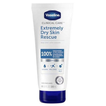 Vaseline Clinical Care Extremely Dry Skin Rescue Hand and Body Lotion Unscented 200 Ml by Vaseline