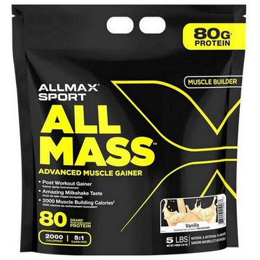 Allmax Allmass Vanilla Weight Gainer 5 Lbs by Allmax Nutrition