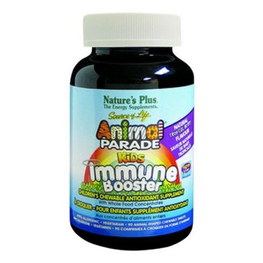 Animal Parade Kids Immune Booster Berry Flavour 90 Chews by Natures Plus