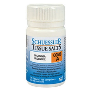 Schuessler Tissue Salts Comb A Insomnia 125 Tabs by Martin & Pleasance North America