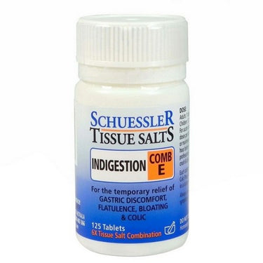 Schuessler Tissue Salts Comb E Indigestion 125 Tabs by Martin & Pleasance North America