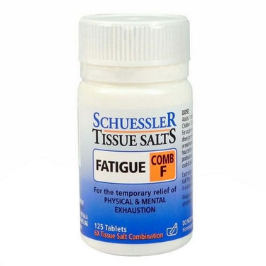 Schuessler Tissue Salts Comb F Fatigue 125 Tabs by Martin & Pleasance North America