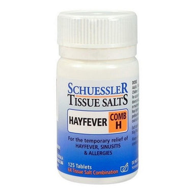 Schuessler Tissue Salts Comb H Hayfever 125 Tabs by Martin & Pleasance North America