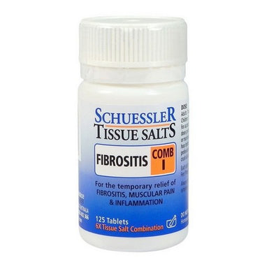 Schuessler Tissue Salts Comb I Fibrositis 125 Tabs by Martin & Pleasance North America